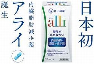  日本で唯一の内臓脂肪減少薬【alli‐アライ】