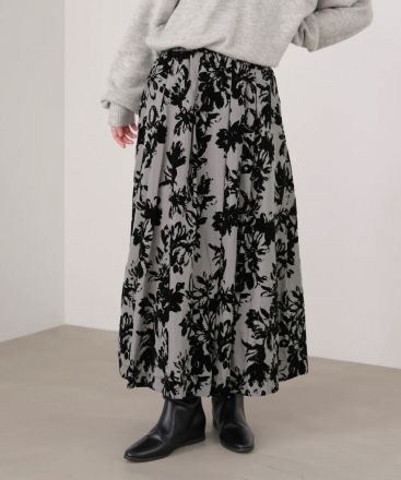 【Boujeloud】華やかな軽量フラワースカート