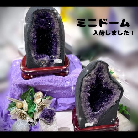 【鶴の石】大人気！アメジストドーム入荷のお知らせ♪