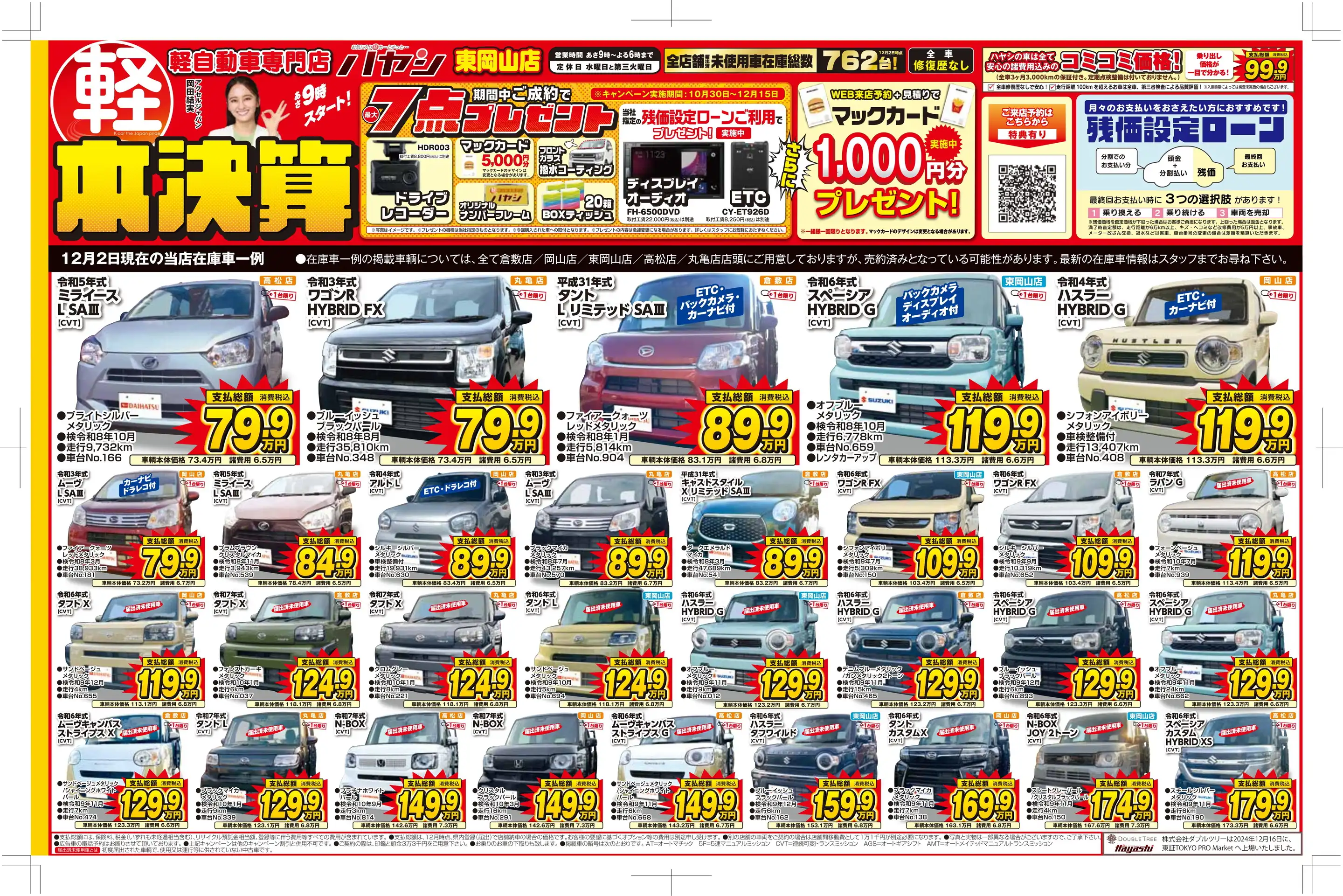 ハヤシ/東岡山店の最新チラシ・店舗情報｜無料で見られるShufoo