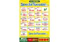 毎週火曜日限定 Special Tuesday