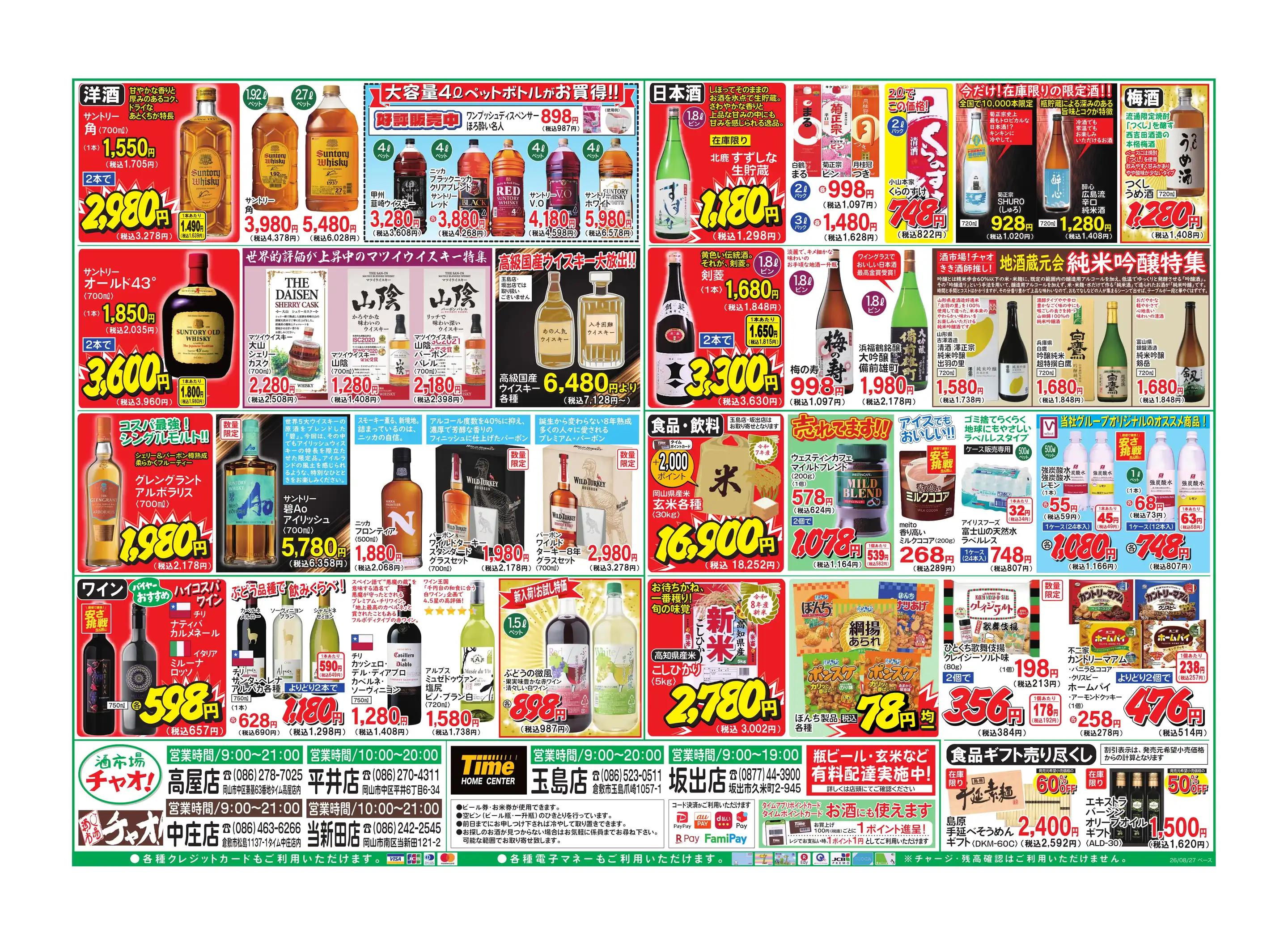 ホームセンター タイム 中庄 店