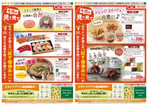 今月の見て見てのチラシ画像