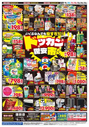 0109号　驚安市　蓮田店のチラシ画像