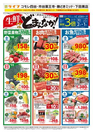 1/10号　生鮮どまんなか！のチラシ画像