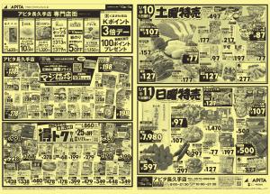 1月10日(土)〜1月11日(日)のチラシ画像