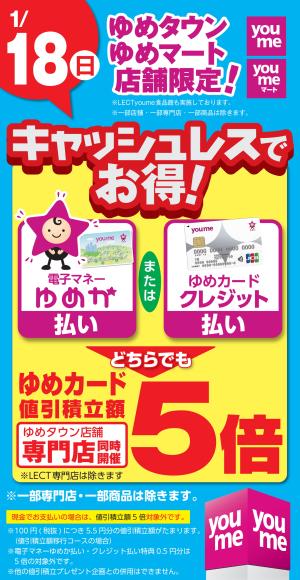 キャッシュレス5倍_のチラシ画像