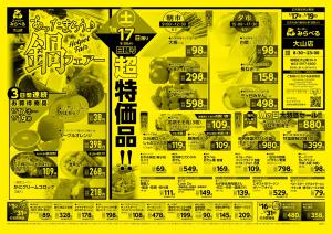 1/17〜1/19販売分のチラシ画像