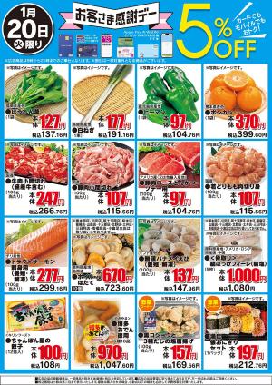 ザ・ビッグ　１／２０のチラシ画像