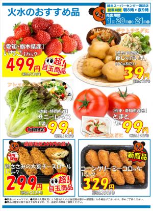 火水おすすめ品！のチラシ画像