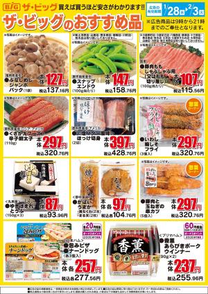 ザ・ビッグ　１／２８のチラシ画像