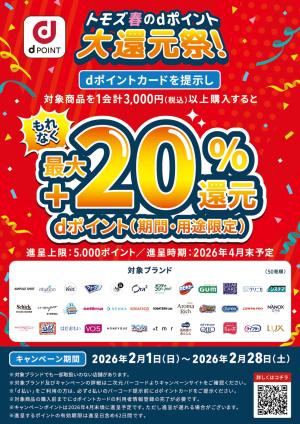 dポイント大還元祭のチラシ画像