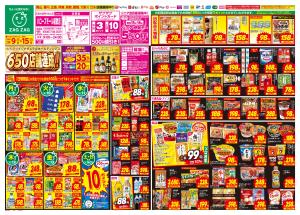 店舗限定大感謝祭！のチラシ画像