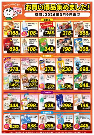 ２月７日〜３月９日のチラシ画像