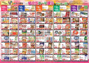 ３月組合員カード提示チラシのチラシ画像