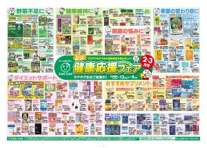 健康食品のチラシ画像