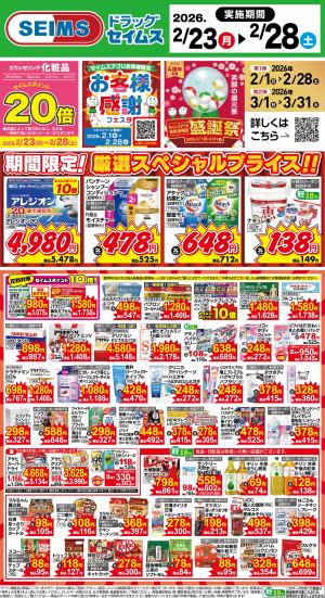 期間限定！厳選スペシャルプライスのチラシ画像