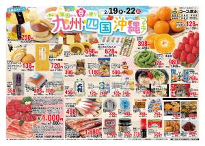 九州・四国・沖縄フェアのチラシ画像