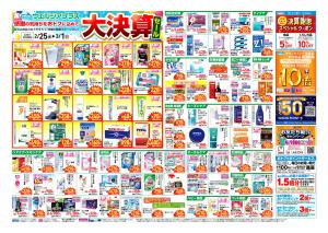 ウエルシアレギュラー　２／２５号のチラシ画像