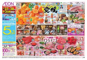 愛媛フェアのチラシ画像