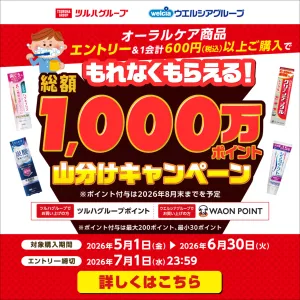 5/1〜6/30 総額1000万ポイント山分けキャンペーンのチラシ画像