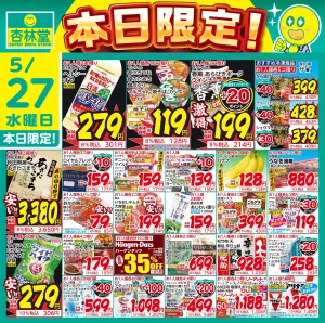 5/27日替りのチラシ画像