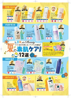 LDKコラボ企画　夏の素肌ケアのチラシ画像