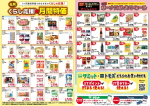 6月1日(月)〜6月30日(火)号のチラシ画像