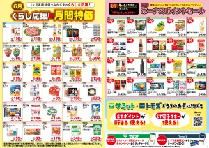 6月1日(月)〜6月30日(火)号のチラシ画像