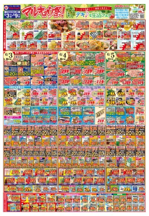 マルキョウ祭！酢テキな生活フェア！のチラシ画像