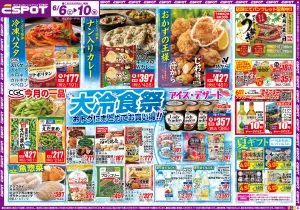 大冷食祭！！火曜水曜祭！！のチラシ画像