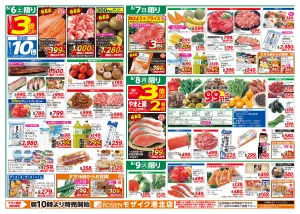 6/6〜6/9のチラシ画像