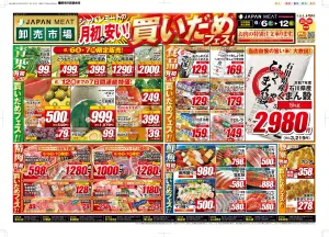 6月6日号のチラシ画像