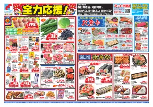 6/12-15 全力応援!のチラシ画像