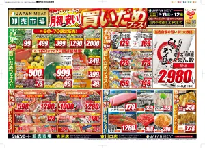 6月6日号のチラシ画像