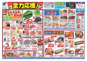 6/12-15 全力応援!のチラシ画像