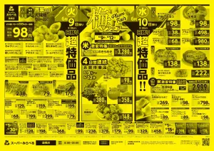 6/9〜6/12販売分のチラシ画像