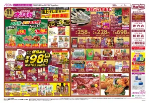マックスバリュ九州　６／１１号のチラシ画像