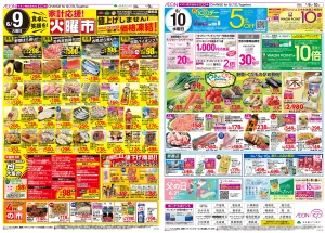６月９日（火）〜６月１０日（水）のチラシ画像