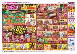 マックスバリュ九州　６／１１号のチラシ画像