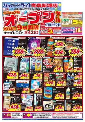 6月10日（水）〜6月21日（日）のチラシ画像