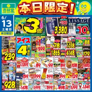 6/13日替りのチラシ画像