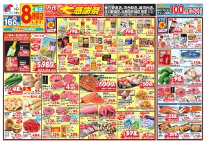 6/16-19 万代 大感謝祭のチラシ画像