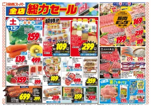 6/13〜6/14のチラシ画像