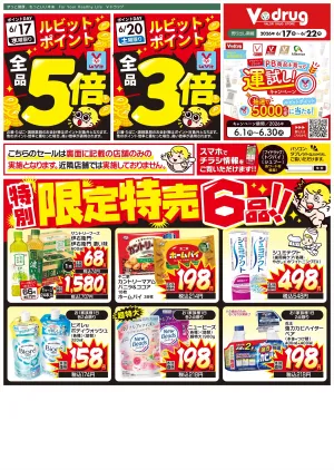 特別！限定特売チラシ！のチラシ画像