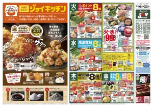  ジョイフーズ（春日部南・藤ノ木・牛久・登戸・大袋）★6/16〜6/22★のチラシ画像