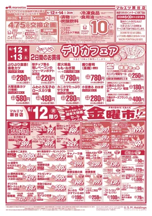 6月12日〜6月13日　チラシ情報のチラシ画像