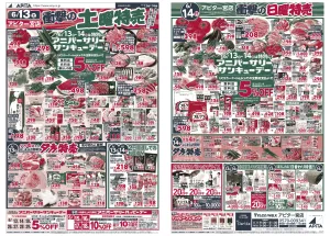 6月13日(土)〜6月14日(日)のチラシ画像
