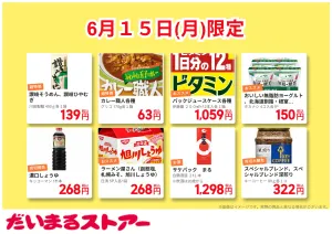 本日限定！注目の食品セール♪のチラシ画像