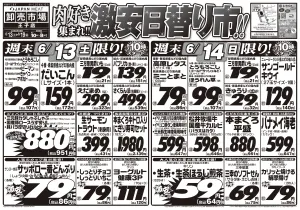 6月13日号のチラシ画像